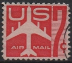 Sellos de America - Estados Unidos -  Avión  d' pasajeros