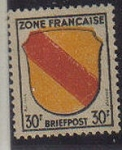 Stamps : Europe : Germany :  Ocupacion francesa
