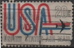 Sellos de America - Estados Unidos -  USA y Avion