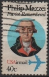 Stamps United States -  Philip Mazzel 1730-1816