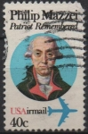 Sellos de America - Estados Unidos -  Philip Mazzel 1730-1816