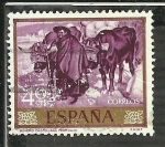Stamps Spain -  Boyero Castellano (Sorolla)