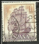 Stamps Spain -  Navio Sta.Trinidad