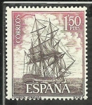 Stamps Spain -  Corbeta Atrevida