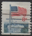 Stamps United States -  Bandera