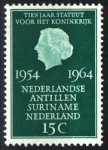 Stamps Netherlands -  10 aniv. constitución