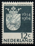 Stamps Netherlands -  350 aniv. Academia Groningen