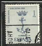 Stamps Spain -  Semana Naval - Barcelona