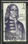 Stamps Spain -  Jose A. Manso de Velasco