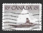 Stamps Canada -  351 - Esquimal en Kayak
