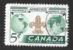 Sellos de America - Canad� -  356 - VIII Jamboree Mundial de Boy Scouts
