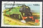Sellos de Asia - Camboya -  Tren 