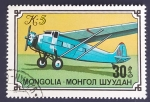 Sellos de Asia - Mongolia -  Avion K- 5
