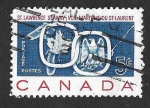 Stamps Canada -  387 - Apertura de la vía Marítima de San Lorenzo