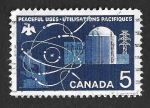 Stamps Canada -  449 - Usos Pacíficos de la Energía Atómica