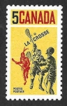 Stamps Canada -  483 - Jugadores de Lacrosse 