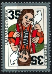 Stamps Netherlands -  serie- Año de la Mujer y Cnvención Metrica