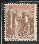 Stamps Spain -  Castillo de Ponferrada