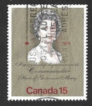 Stamps Canada -  621 - Isabel II del Reino Unido