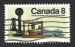 Stamps Canada -  641 - Centenario del Teléfono