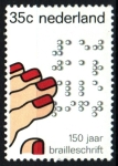 Stamps Netherlands -  serie- Año del Ahorro y elBrailler