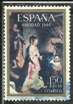 Stamps Spain -  Nacimiento de Jesus(Barocco)