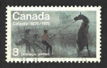 Stamps Canada -  667 - Centenario de la Fundación de Calgary