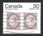 Sellos de America - Canad -  755 - Exposición Internacional de Filatelia CAPEX´78