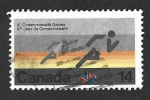 Stamps Canada -  760 - XI Juegos de la Commonwealth