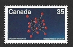 Stamps Canada -  865 - LXXX Aniversario del Descubrimiento de Uranio en Canadá