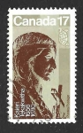 Sellos de America - Canad� -  885 - Beatificación de Kateri Tekakwitha