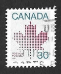 Stamps Canada -  923 - Hoja de Arce