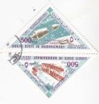 Stamps Yemen -  aereoplano y Apolo