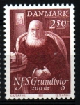 Stamps Denmark -  Bicentenario del nacimiento- Poeta