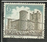 Stamps Spain -  Castillo de Torrelobaton