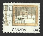 Stamps Canada -  1076 - 120 Aniversario del Museo de Bellas Artes de Montreal