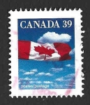 Sellos de America - Canad� -  1166 - Bandera Canadiense