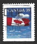 Stamps Canada -  1166 - Bandera Canadiense