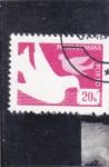 Stamps Romania -  palomas