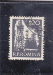 Stamps Romania -  pozos petrolifero