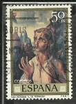 Stamps Spain -  San Esteban - Luis de Morales