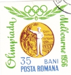 Stamps Romania -  OLIMPIADA MELBOURNE'56