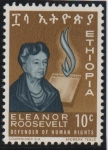 Sellos de Africa - Etiop�a -  Eleonor Roosevelt