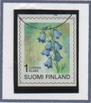 Stamps Finland -  Flores, Harebell