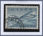 Stamps : Europe : Finland :  Avion Convair 440