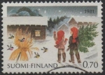 Stamps Finland -  Niños