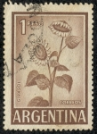 Stamps : America : Argentina :  Girasol