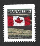 Stamps Canada -  1359 - Bandera de Canadá
