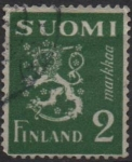 Stamps Finland -  Escudo d' Armas