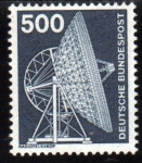 Sellos de Europa - Alemania -  RFA: Radiotelescopio